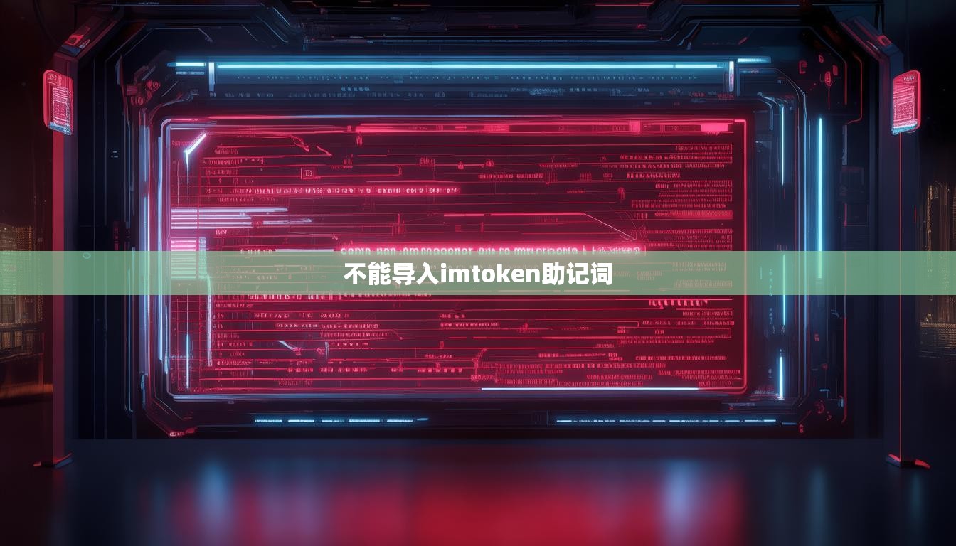 不能导入imtoken助记词