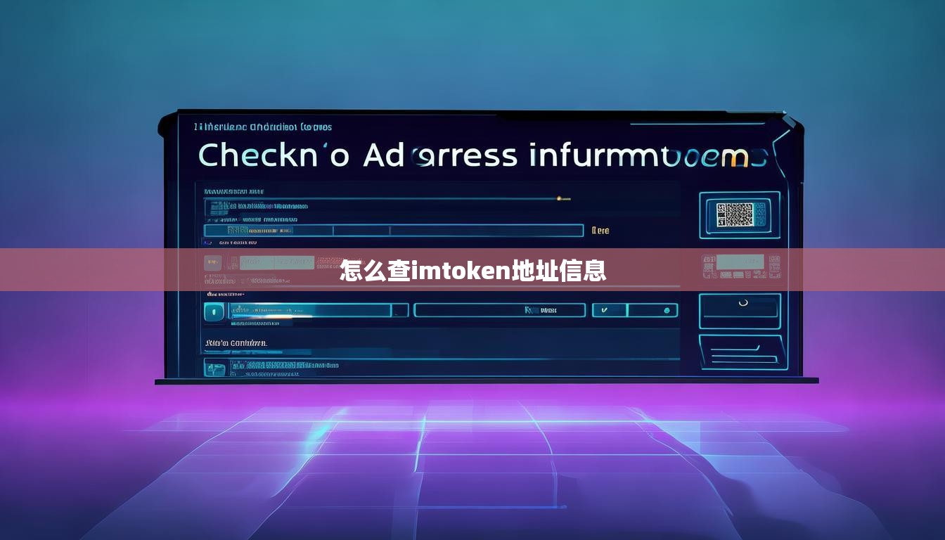 怎么查imtoken地址信息 怎么查imtoken地址信息