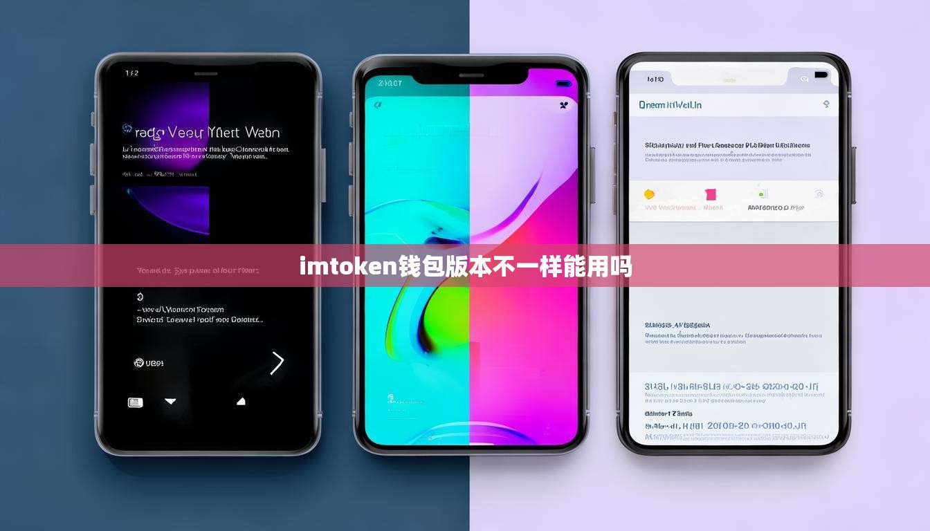 imtoken钱包版本不一样能用吗
