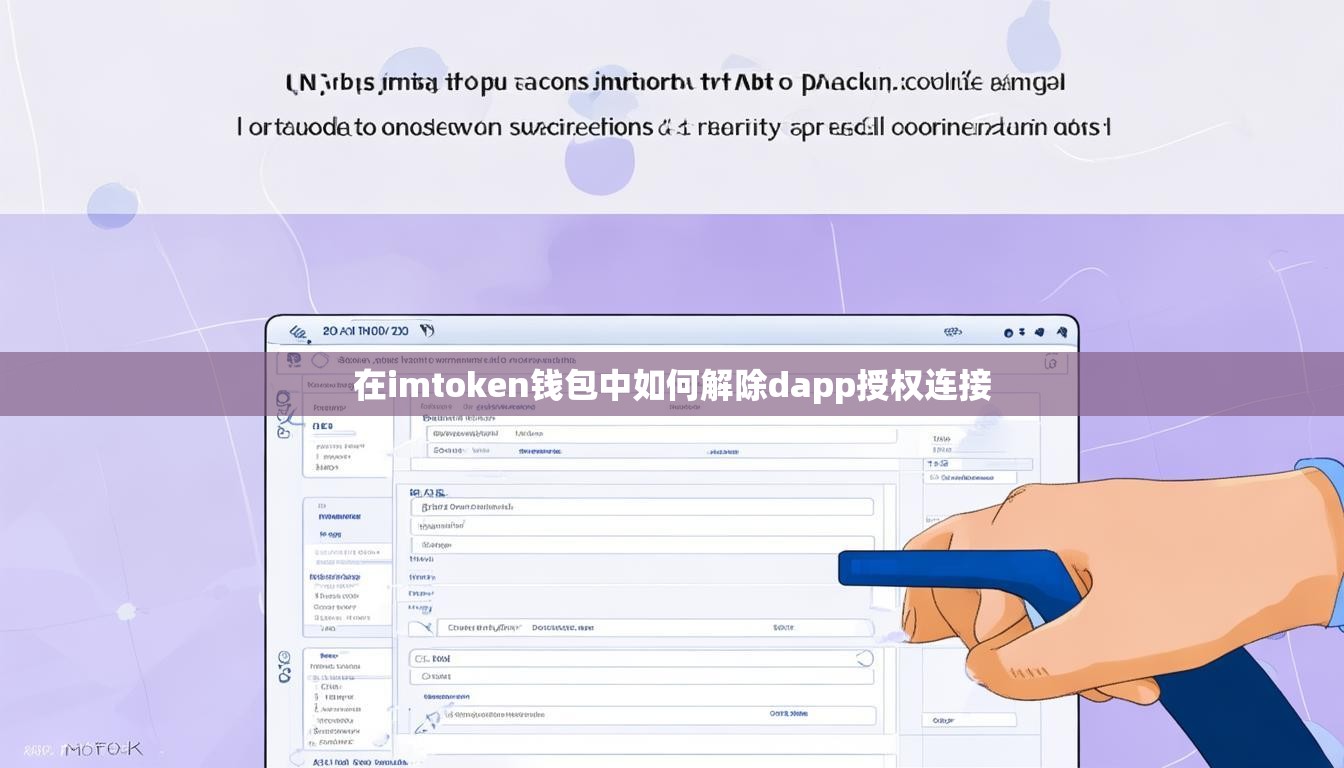 在imtoken钱包中如何解除dapp授权连接 在imtoken钱包中如何解除dapp授权连接