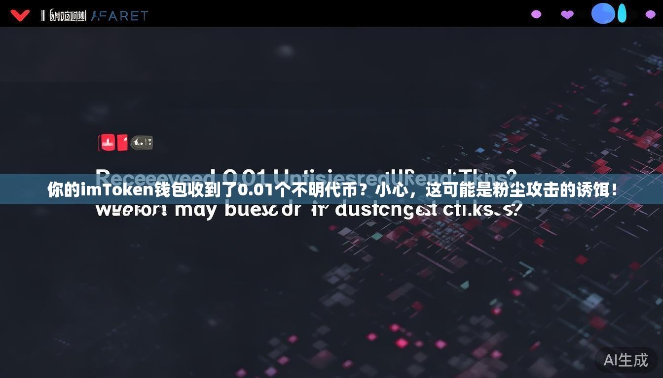 你的imToken钱包收到了0.01个不明代币?小心,这可能是粉尘攻击的诱饵! 你的imToken钱包收到了0.01个不明代币?小心,这可能是粉尘攻击的诱饵!