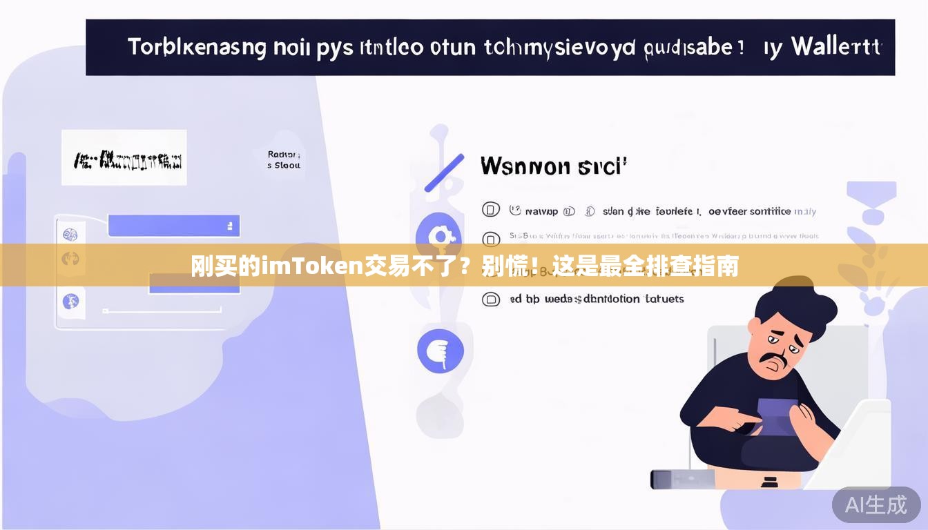 刚买的imToken交易不了？别慌！这是最全排查指南