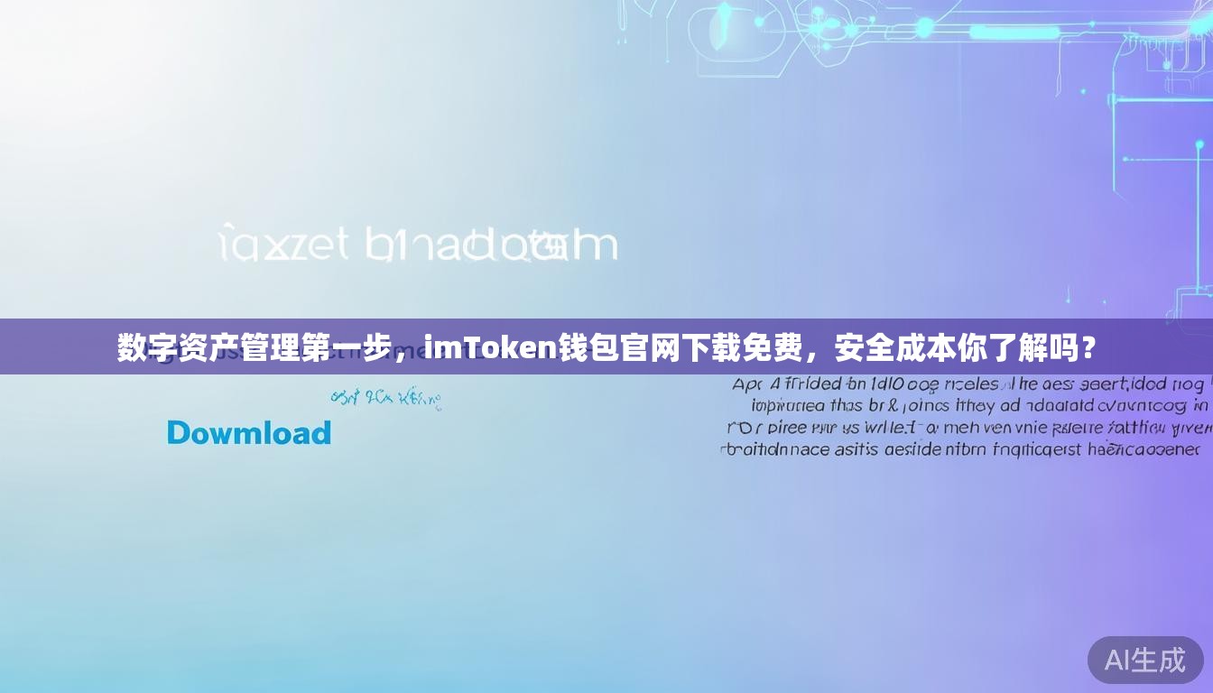 数字资产管理第一步,imToken钱包官网下载免费,安全成本你了解吗? 数字资产管理第一步,imToken钱包官网下载免费,安全成本你了解吗?