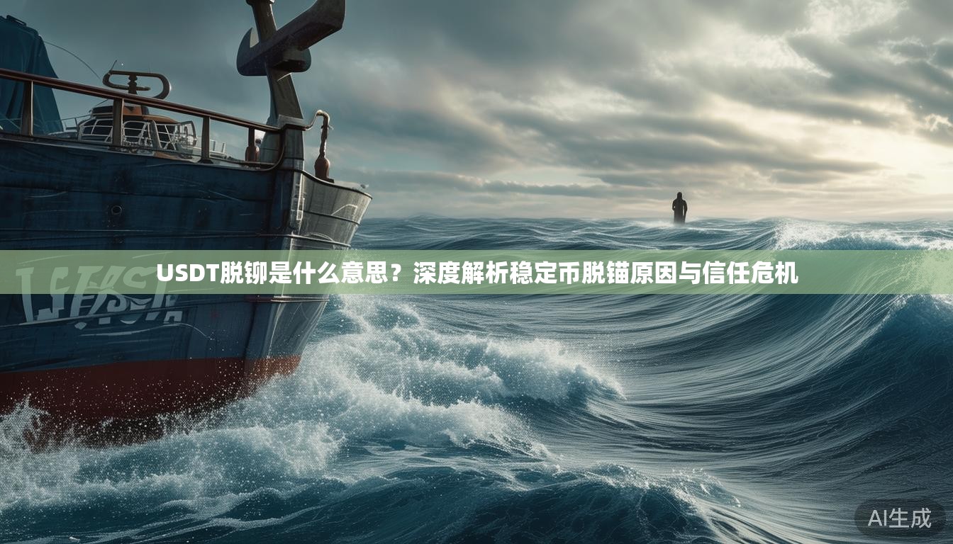 USDT脱铆是什么意思?深度解析稳定币脱锚原因与信任危机 USDT脱铆是什么意思?深度解析稳定币脱锚原因与信任危机