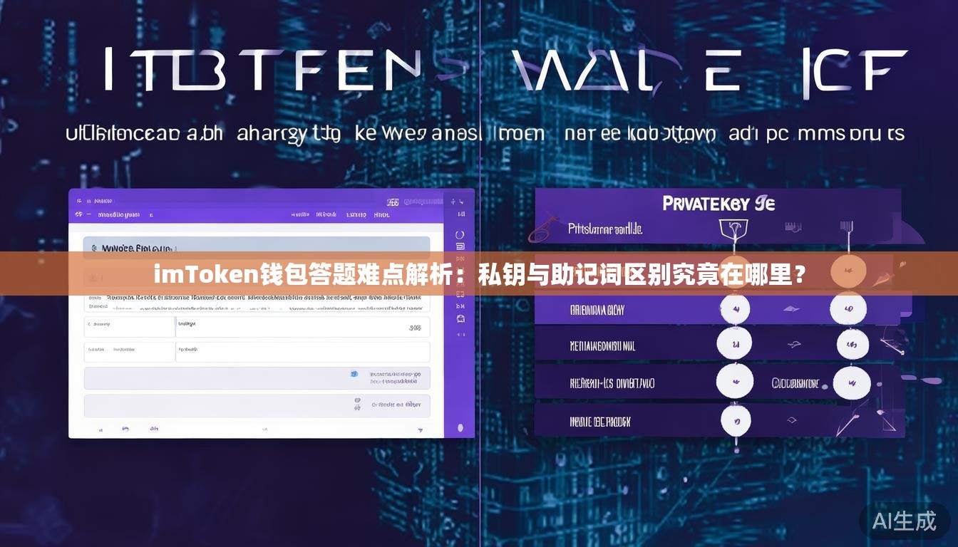 imToken钱包答题难点解析:私钥与助记词区别究竟在哪里? imToken钱包答题难点解析:私钥与助记词区别究竟在哪里?