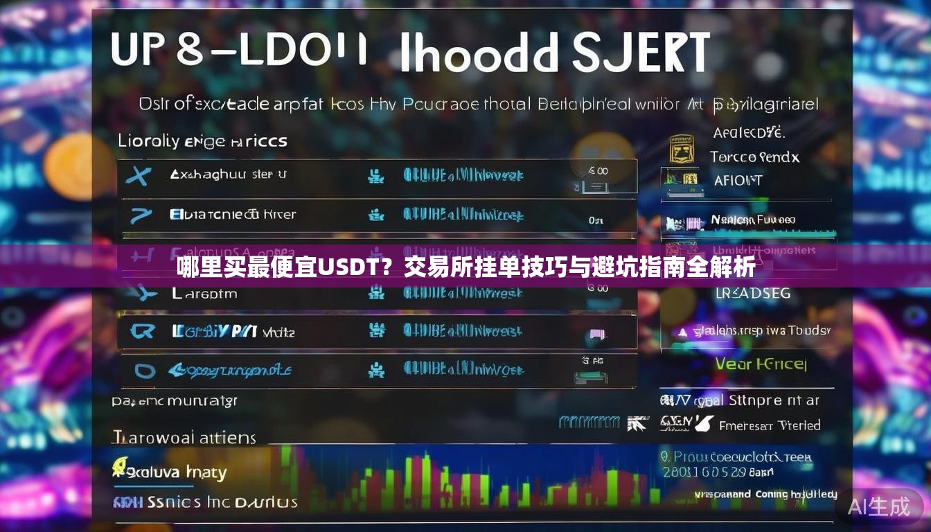 哪里买最便宜USDT？交易所挂单技巧与避坑指南全解析