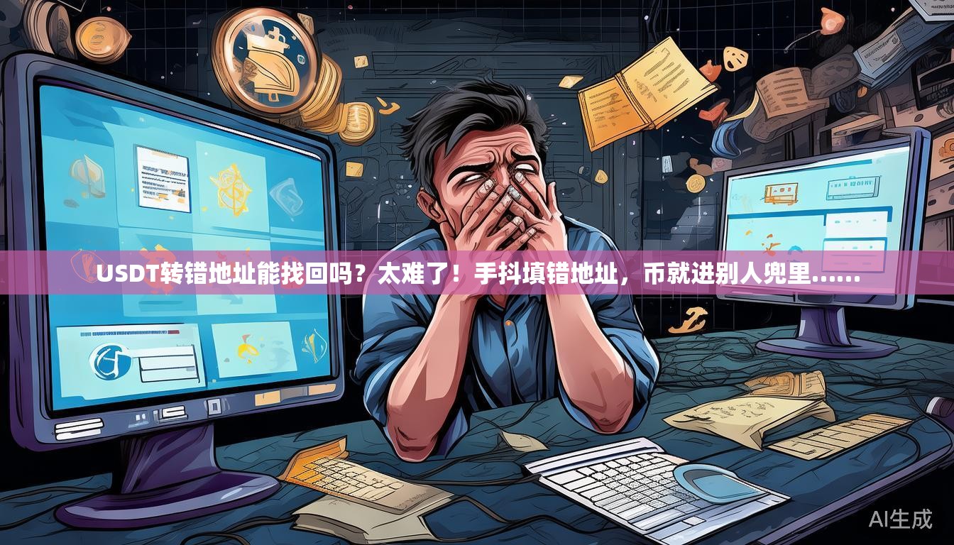 USDT转错地址能找回吗？太难了！手抖填错地址，币就进别人兜里……