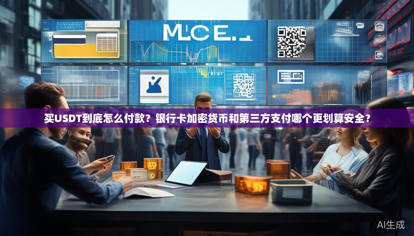 买USDT到底怎么付款？银行卡加密货币和第三方支付哪个更划算安全？