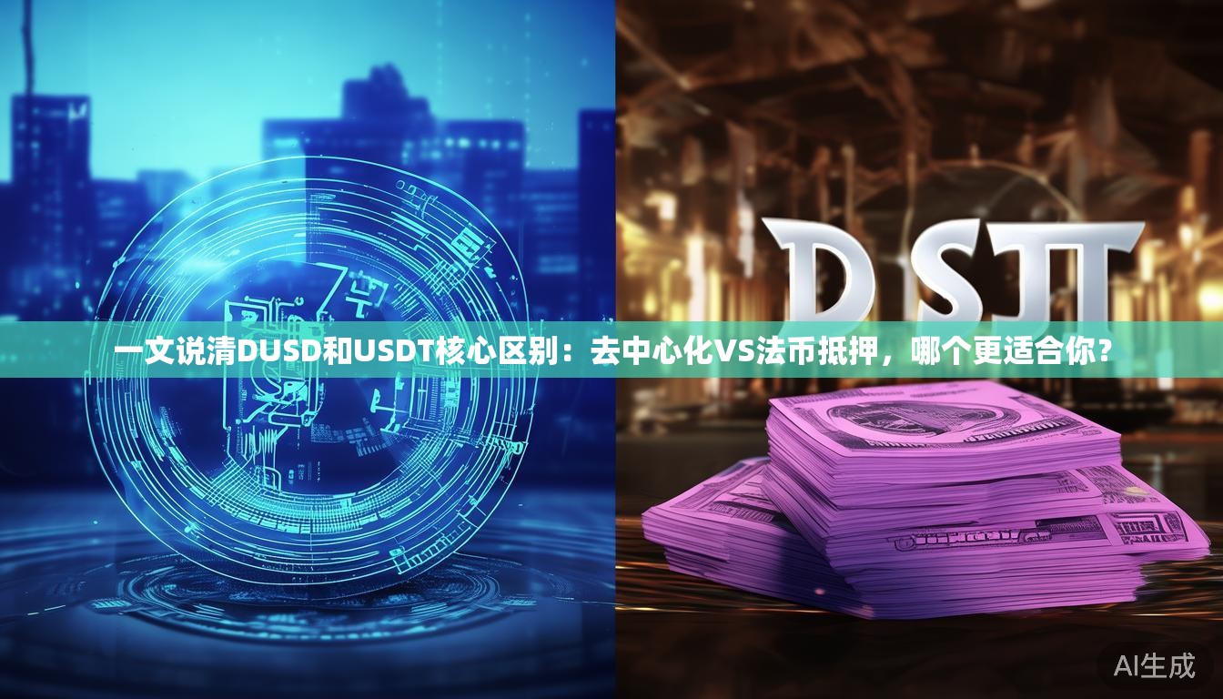 一文说清DUSD和USDT核心区别:去中心化VS法币抵押,哪个更适合你? 一文说清DUSD和USDT核心区别:去中心化VS法币抵押,哪个更适合你?