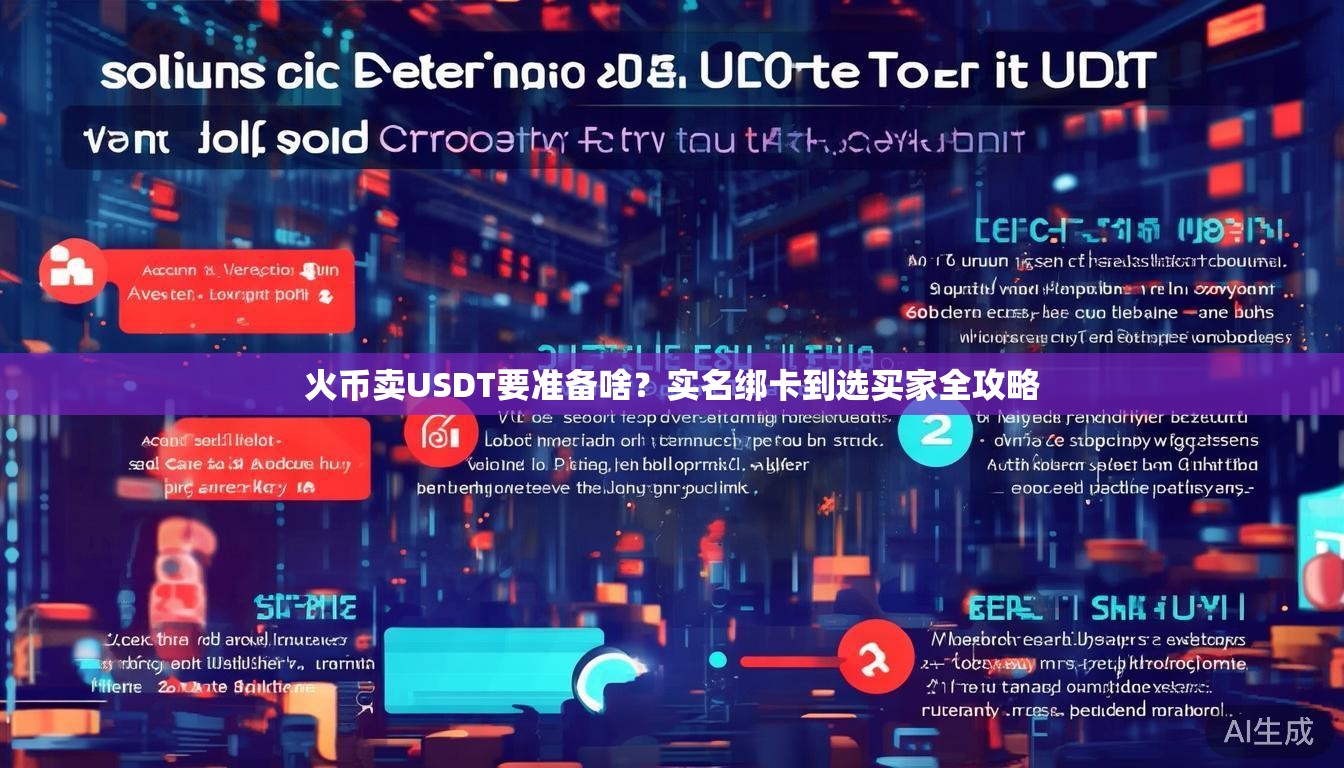 火币卖USDT要准备啥？实名绑卡到选买家全攻略