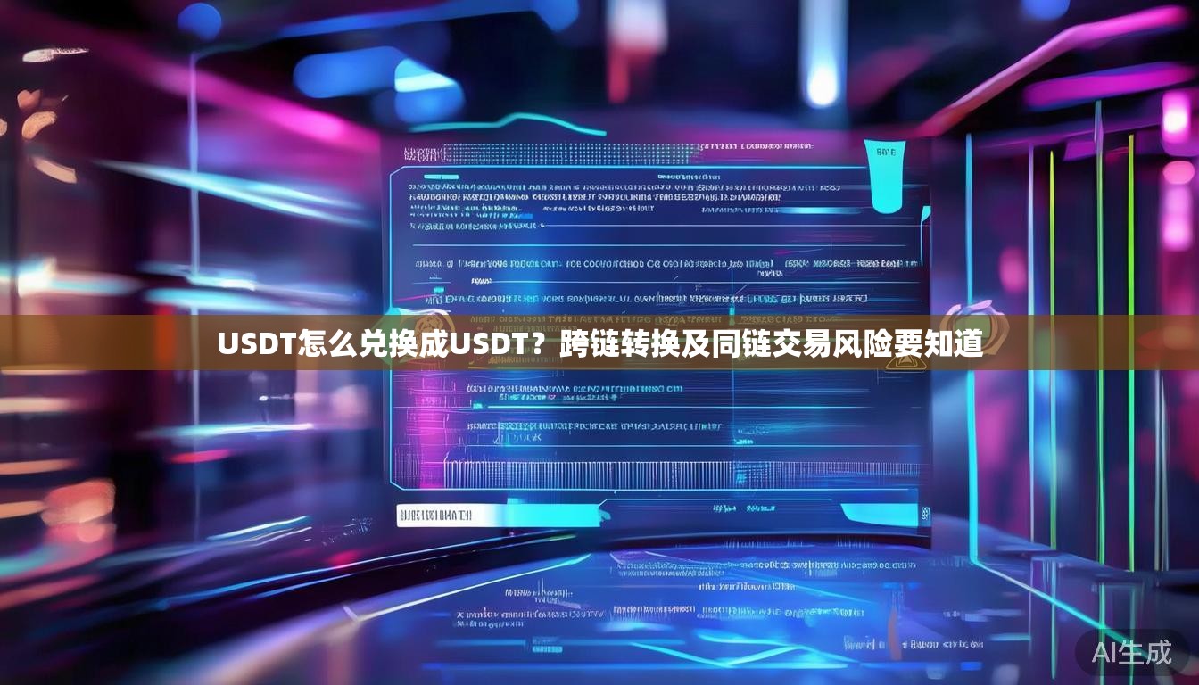 USDT怎么兑换成USDT？跨链转换及同链交易风险要知道