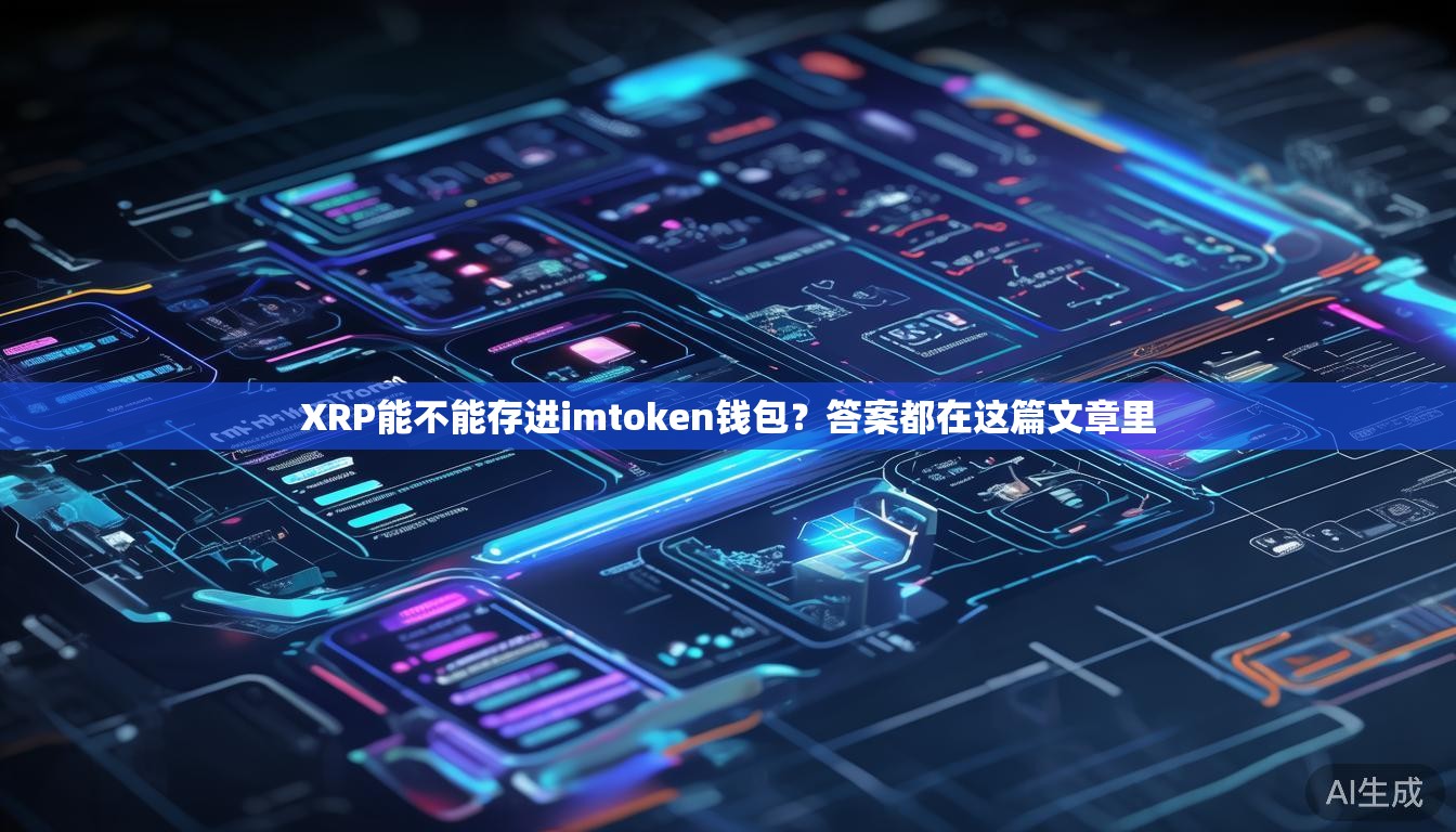 XRP能不能存进imtoken钱包?答案都在这篇文章里 XRP能不能存进imtoken钱包?答案都在这篇文章里