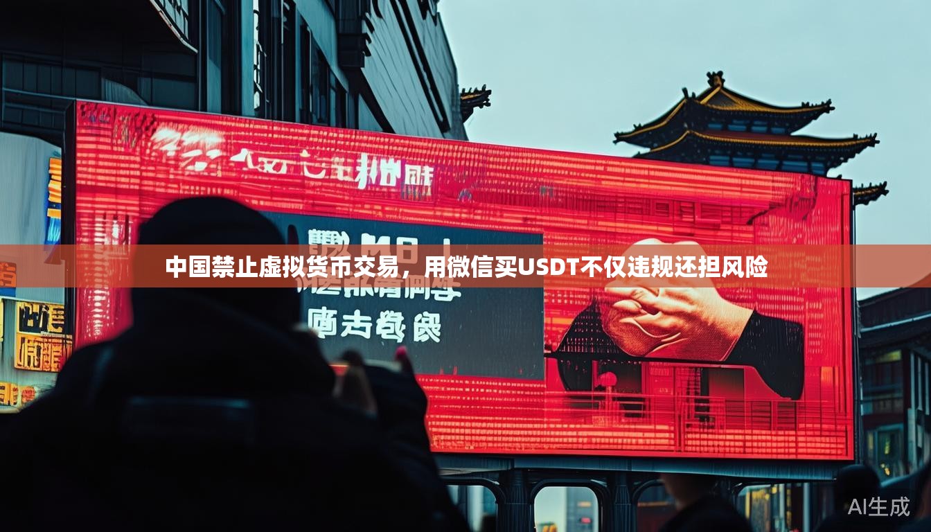 中国禁止虚拟货币交易，用微信买USDT不仅违规还担风险