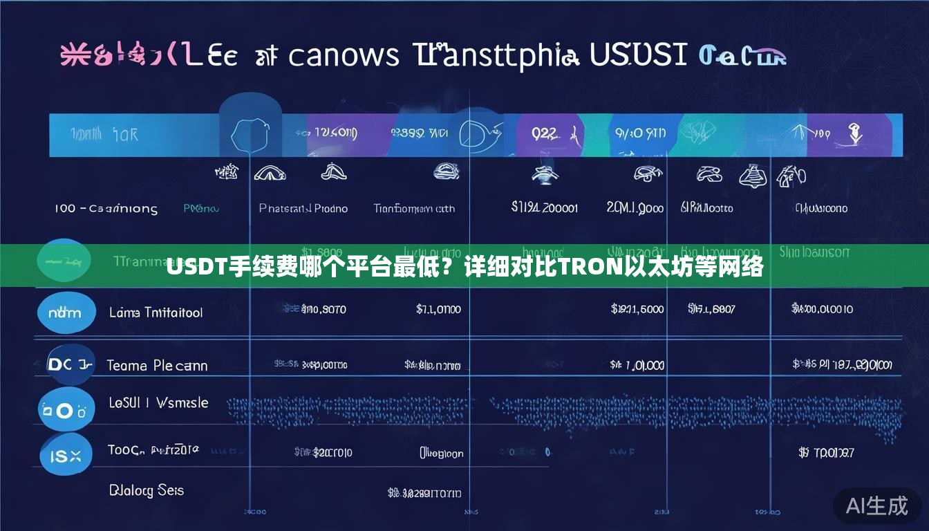 USDT手续费哪个平台最低？详细对比TRON以太坊等网络
