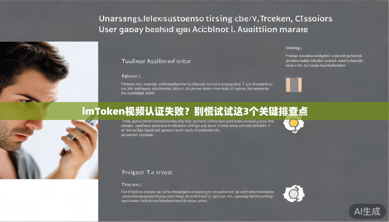 imToken视频认证失败?别慌试试这3个关键排查点 imToken视频认证失败?别慌试试这3个关键排查点