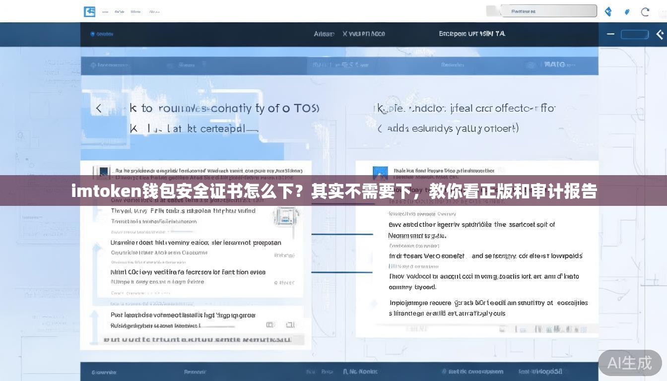 imtoken钱包安全证书怎么下?其实不需要下,教你看正版和审计报告 imtoken钱包安全证书怎么下?其实不需要下,教你看正版和审计报告