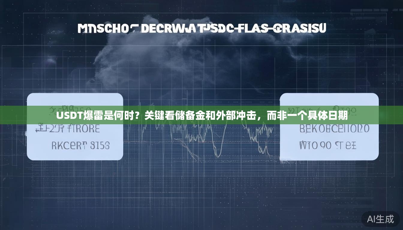 USDT爆雷是何时?关键看储备金和外部冲击,而非一个具体日期 USDT爆雷是何时?关键看储备金和外部冲击,而非一个具体日期